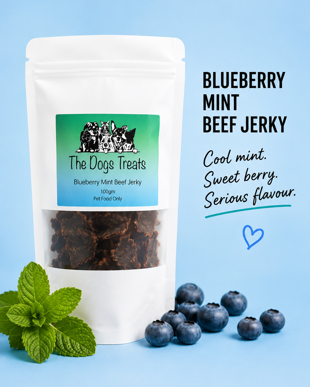 Blueberry Mint Beef Jerky