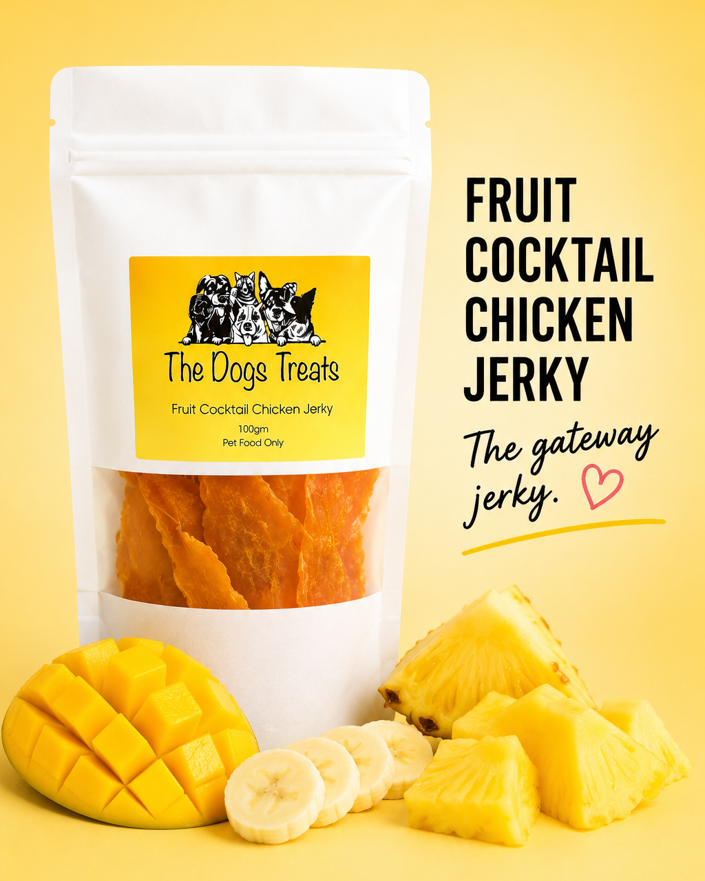 Fruit Cocktail Chicken Jerky