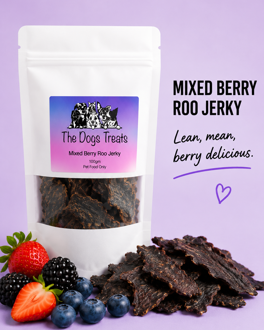 Mixed Berry Roo Jerky
