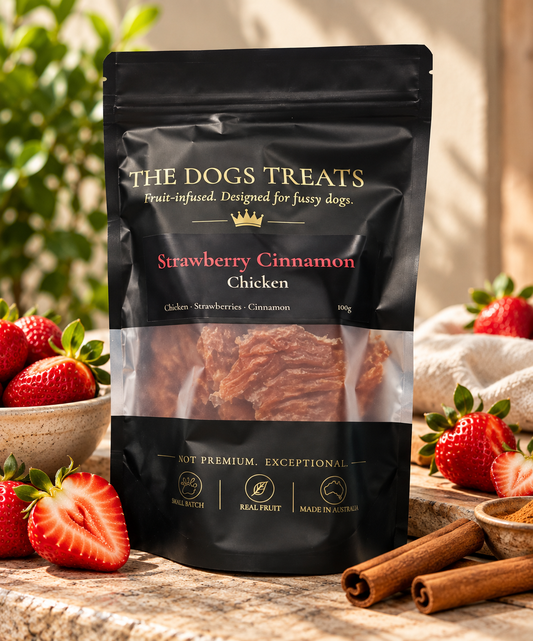 Strawberry Cinnamon Chicken Jerky